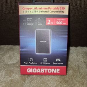 Gigastone Compact Aluminum Portable SSD 2TB